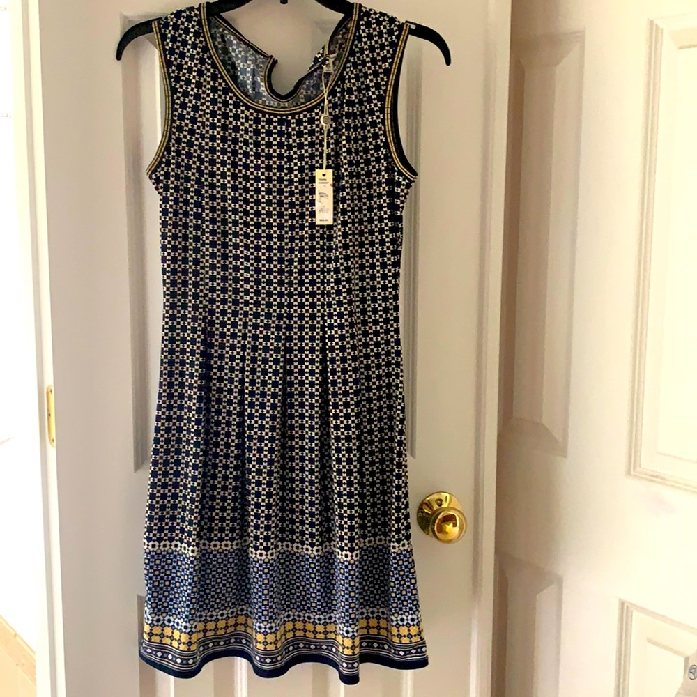 Max Studio Geometric Dress XS NWT